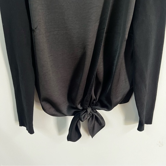 CAbi Style 4288 Crosstie Mixed Media Pullover Sweater - Picture 7 of 12